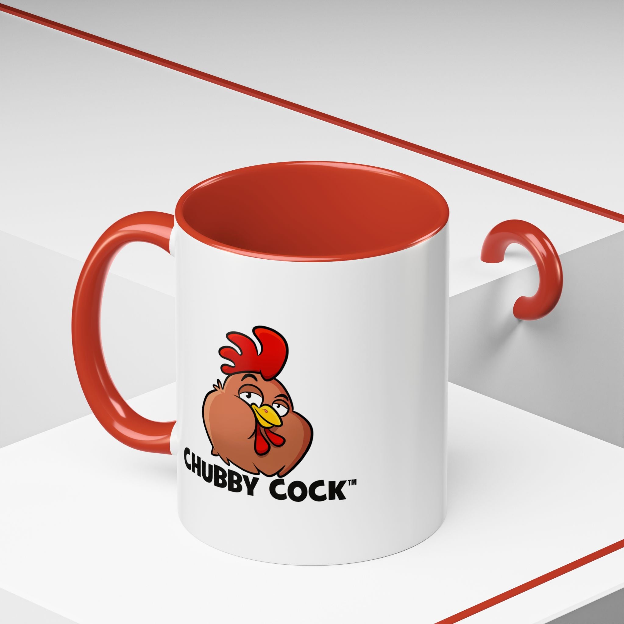 Chubby Cock Accent Coffee Mug (11, 15oz)