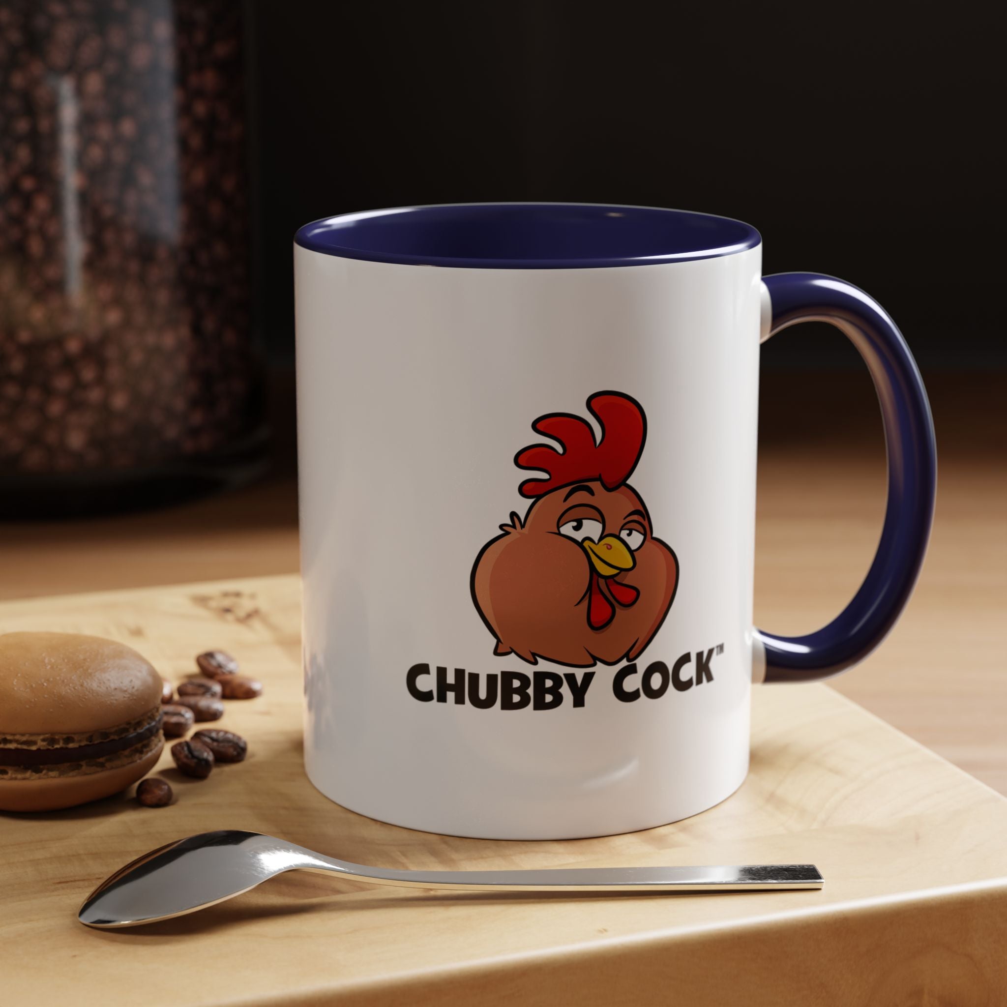 Chubby Cock Accent Coffee Mug (11, 15oz)